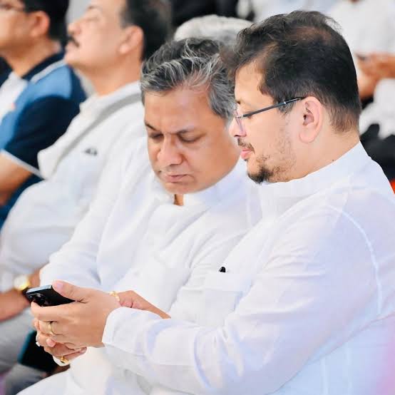 বহিষ্কৃত বিধায়ক সন্দীপন সাহা এবং ঋতব্রত বন্দ্যোপাধ্যায়, AI generated