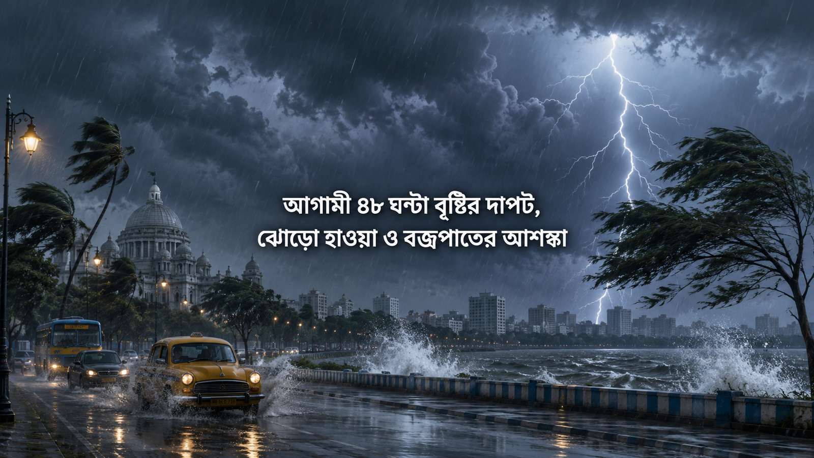 Weather Updates: আগামী ৪৮ ঘণ্টা বৃষ্টির দাপট, ঝোড়ো হাওয়া ও বজ্রপাতের আশঙ্কা—দক্ষিণবঙ্গের একাধিক জেলায় হলুদ সতর্কতা