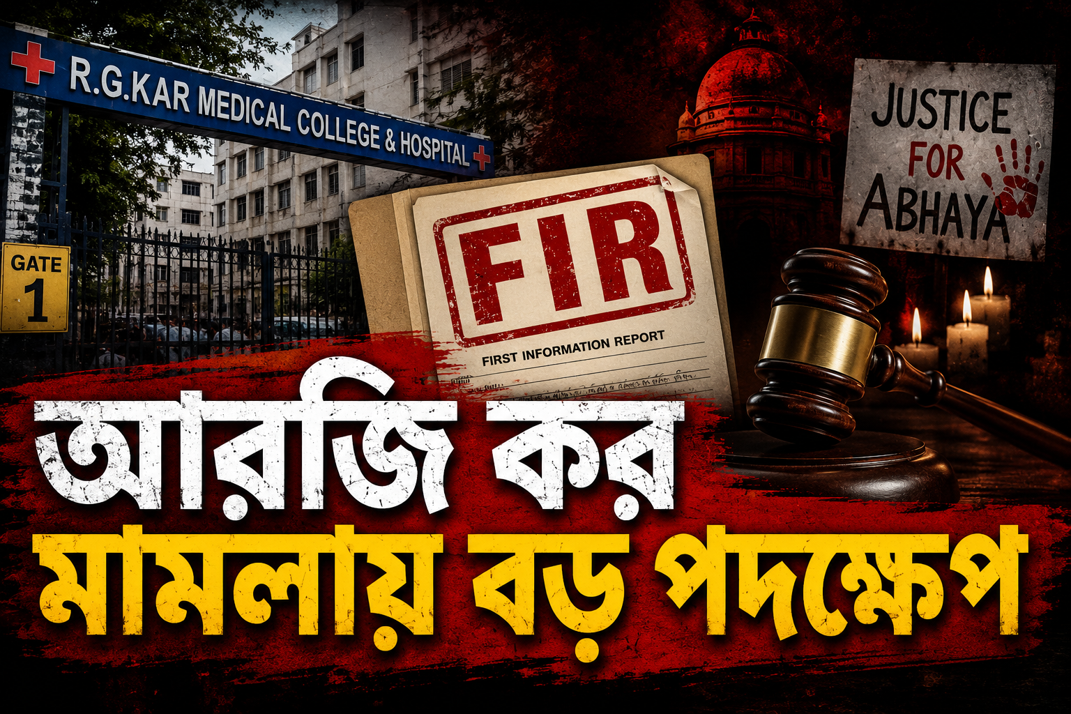 RG Kar Case: আরজি কর মামলায় বড় পদক্ষেপ! নতুন FIR, নাম প্রাক্তন তৃণমূল বিধায়ক-সহ ৩ জনের